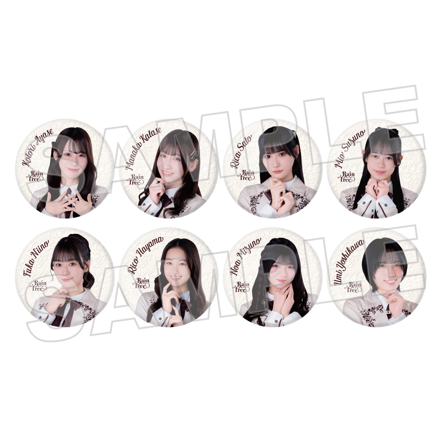 Rain Tree 1st Anniversary Concert ランダム缶バッジ Aグループ