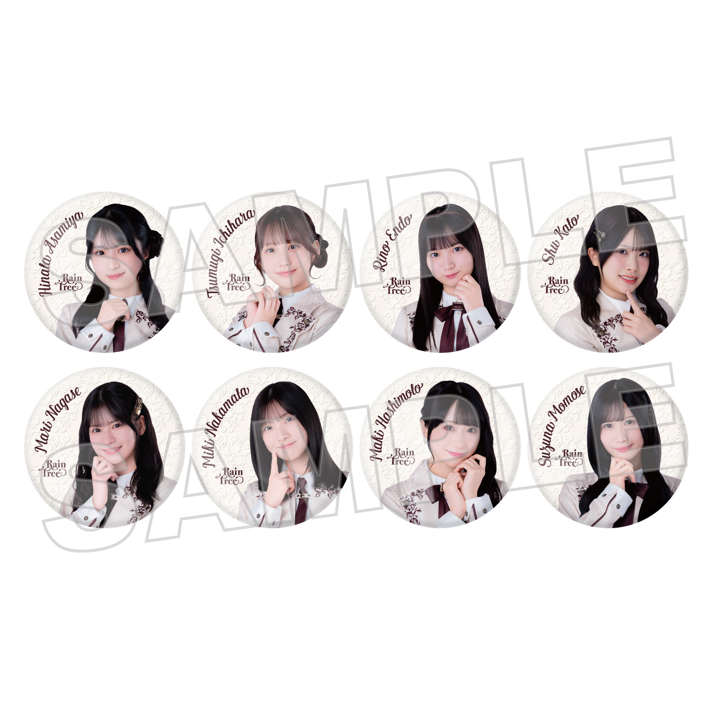 Rain Tree 1st Anniversary Concert ランダム缶バッジ Bグループ