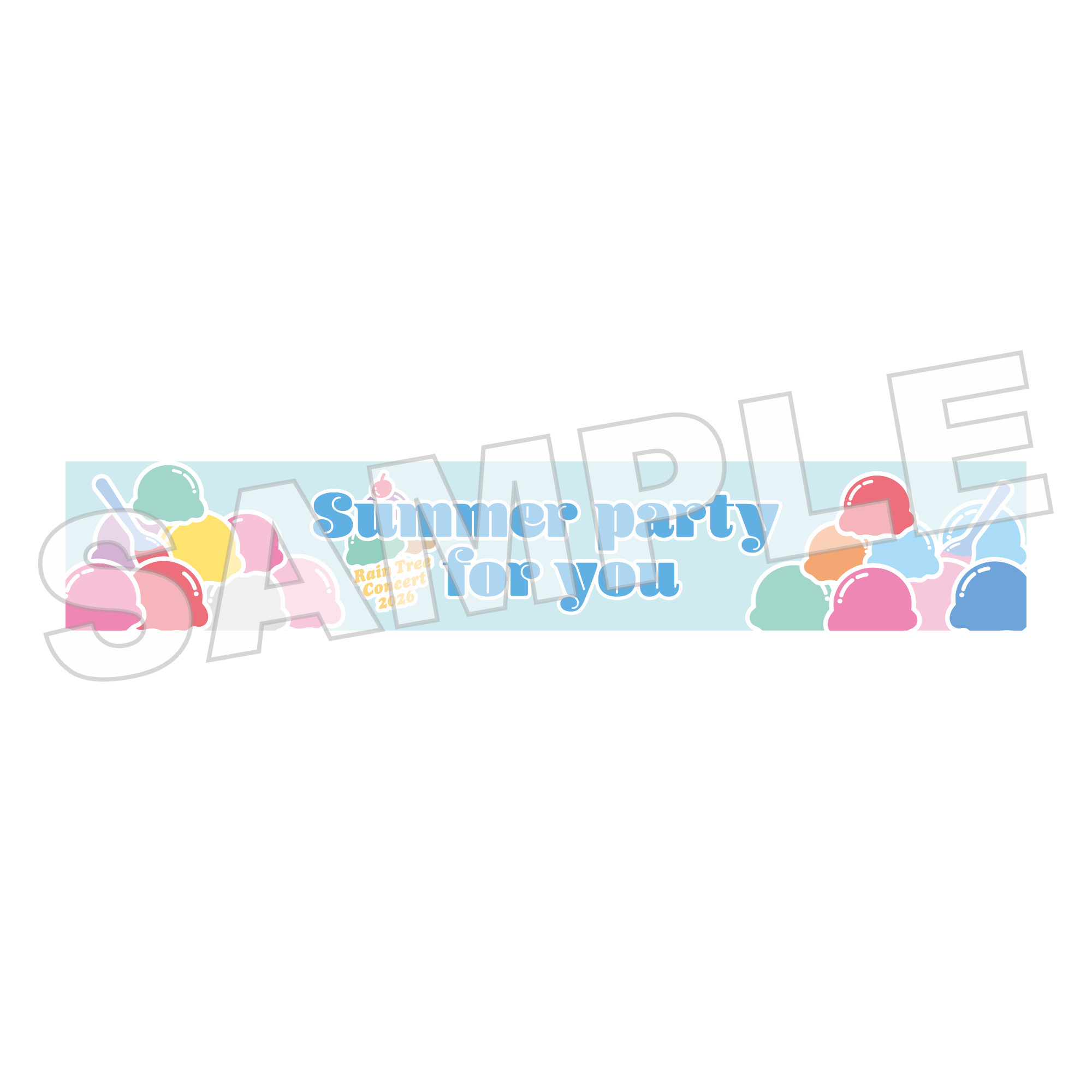 Rain Tree Concert 2026 ロゴマフラータオル – Rain Tree OFFICIAL