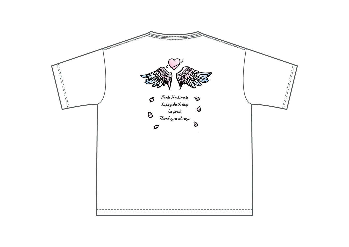 2025年4月度 生誕記念Tシャツ/橋本真希