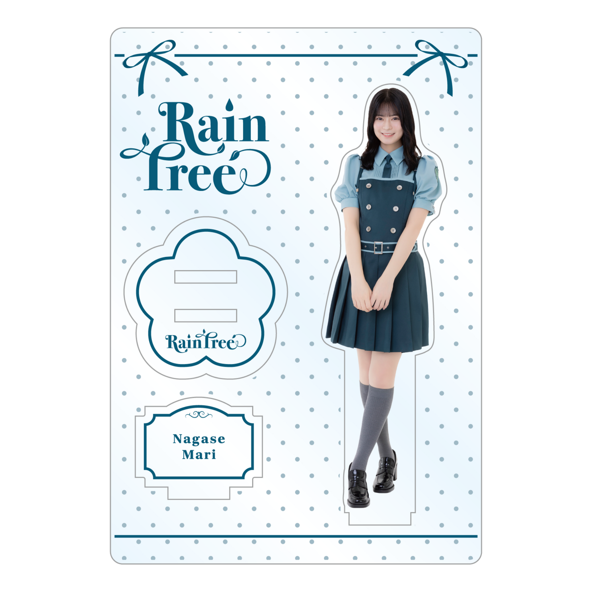 アクリルスタンド 制服風キャラクター ガールズバンドクライ - 描き下ろし リン メイド風ver. 特大