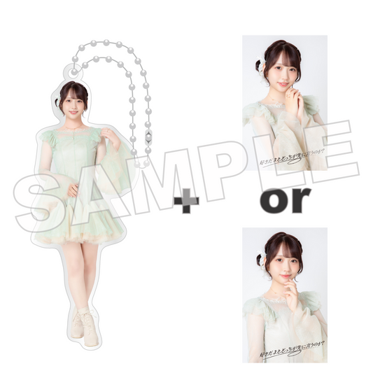 3rdデジタルシングル『好きだよとどっちが先に言うのか？』アクリルキーホルダー（ミニフォトカード付き）（市原紬希）