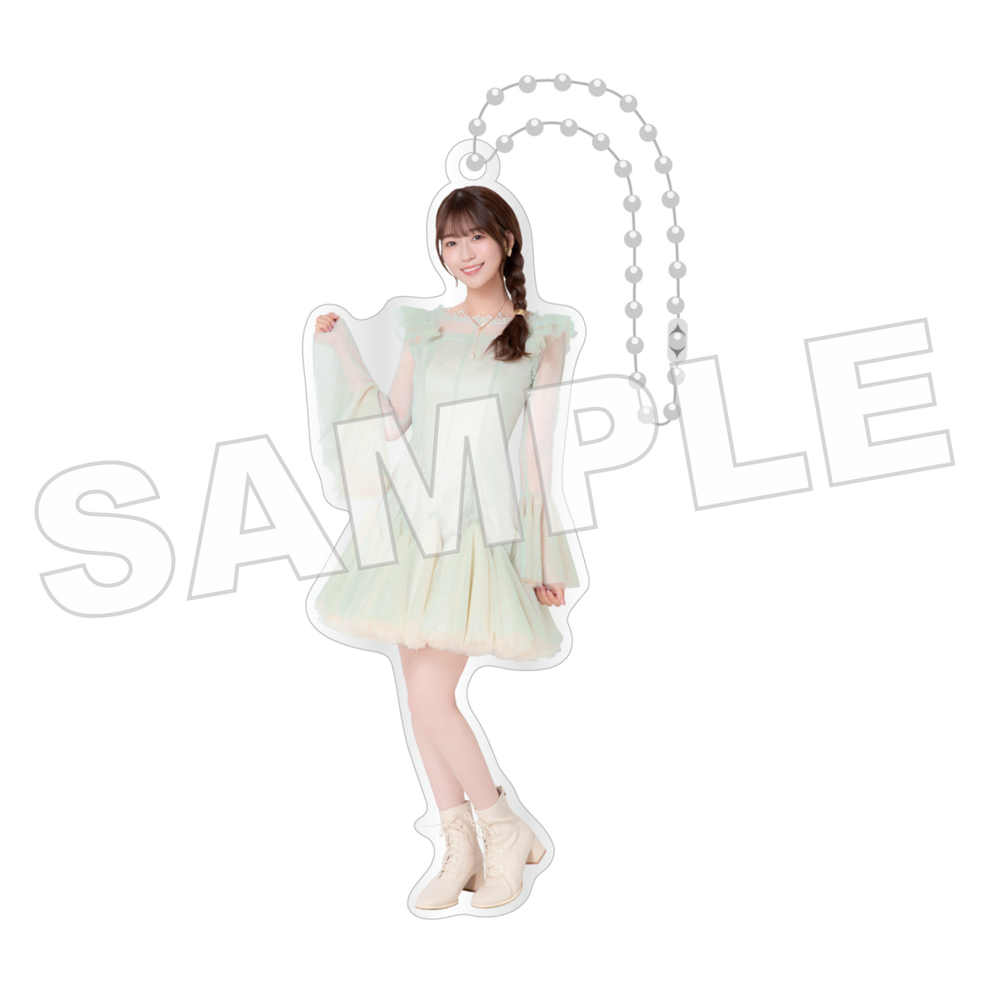 3rdデジタルシングル『好きだよとどっちが先に言うのか？』アクリルキーホルダー（ミニフォトカード付き）（新野楓果）