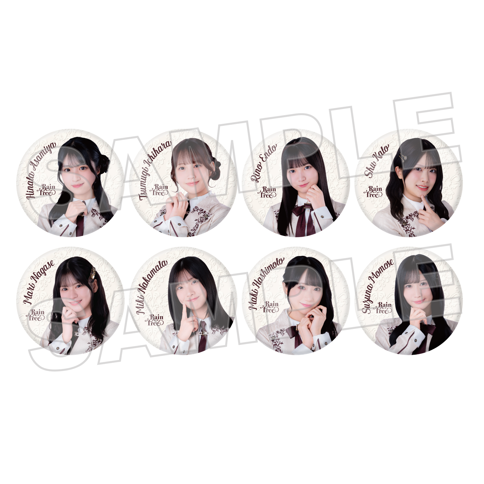 Rain Tree 1st Anniversary Concert ランダム缶バッジ Bグループ