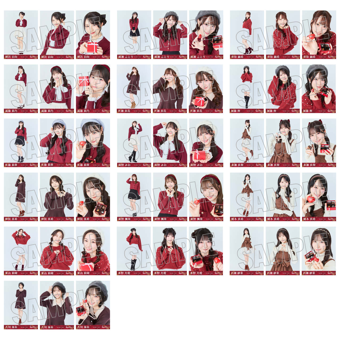 ランダム生写真(5枚1セット)【バレンタイン】